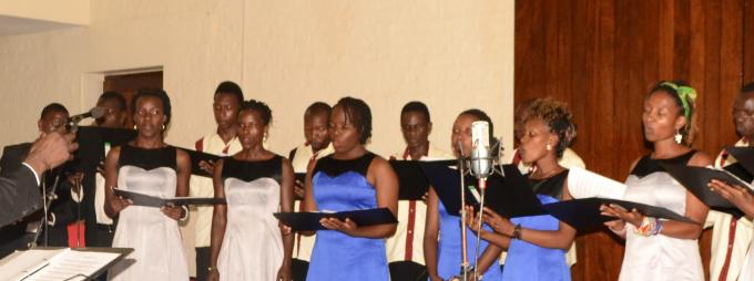 Students of Performing Arts entertain guests at the Inaugural Concert