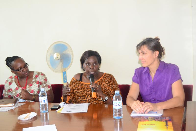 Dr Suzie Muwanga with other participants