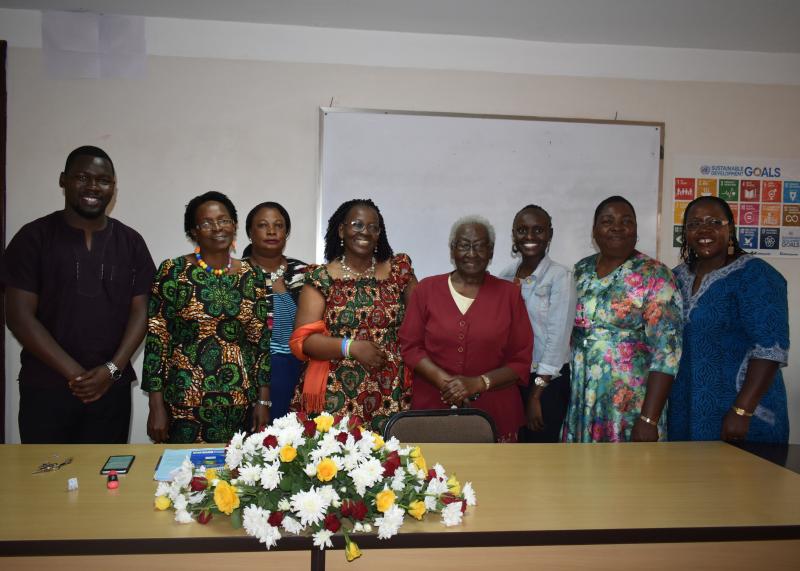 Prof. Bantebya with Hon. Rhoda Kalema, Hon. Tezira Jamwa and the panelists