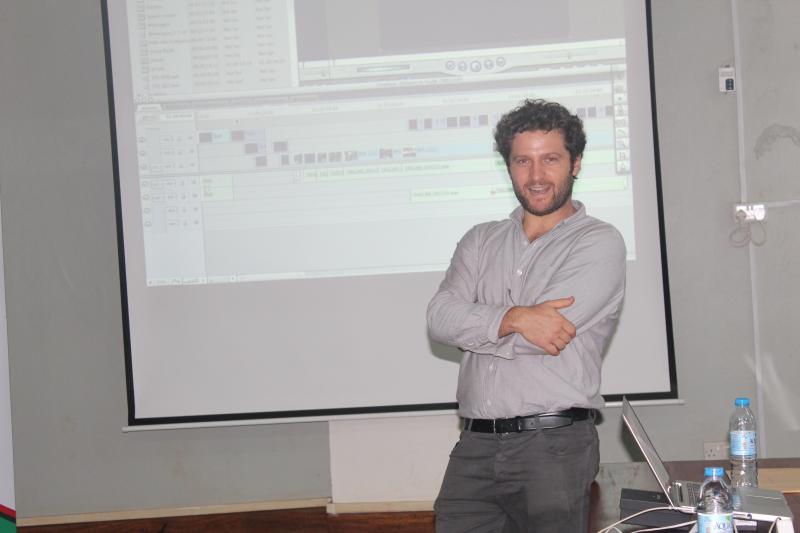 Dr Zingari trained the students