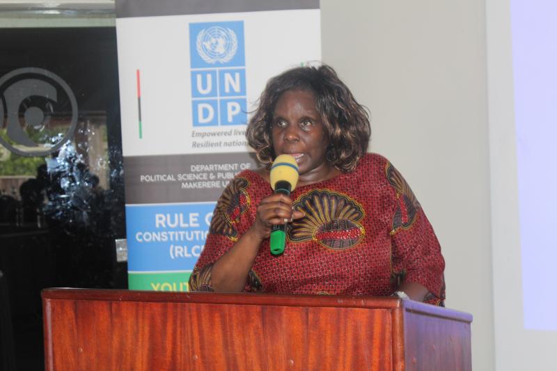 Dr Suzie Nansozi Muwanga addresses participants 