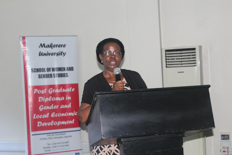 Ms Jane Mpagi, Director Gender at the Ministry of Gender, Labour & Social Development