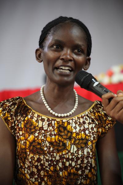 The Head of the Department of Literature, Dr Susan Kiguli