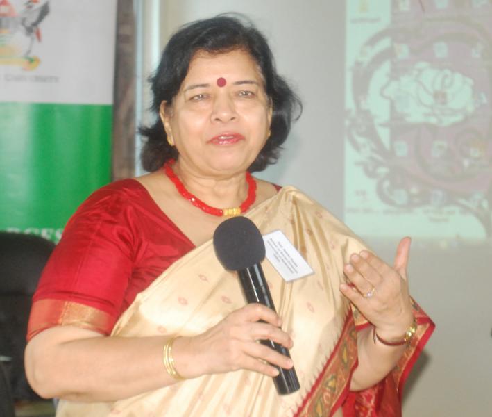 Prof. Rekha Pande from the University of Hyderabad presented a paper on advancing women studies