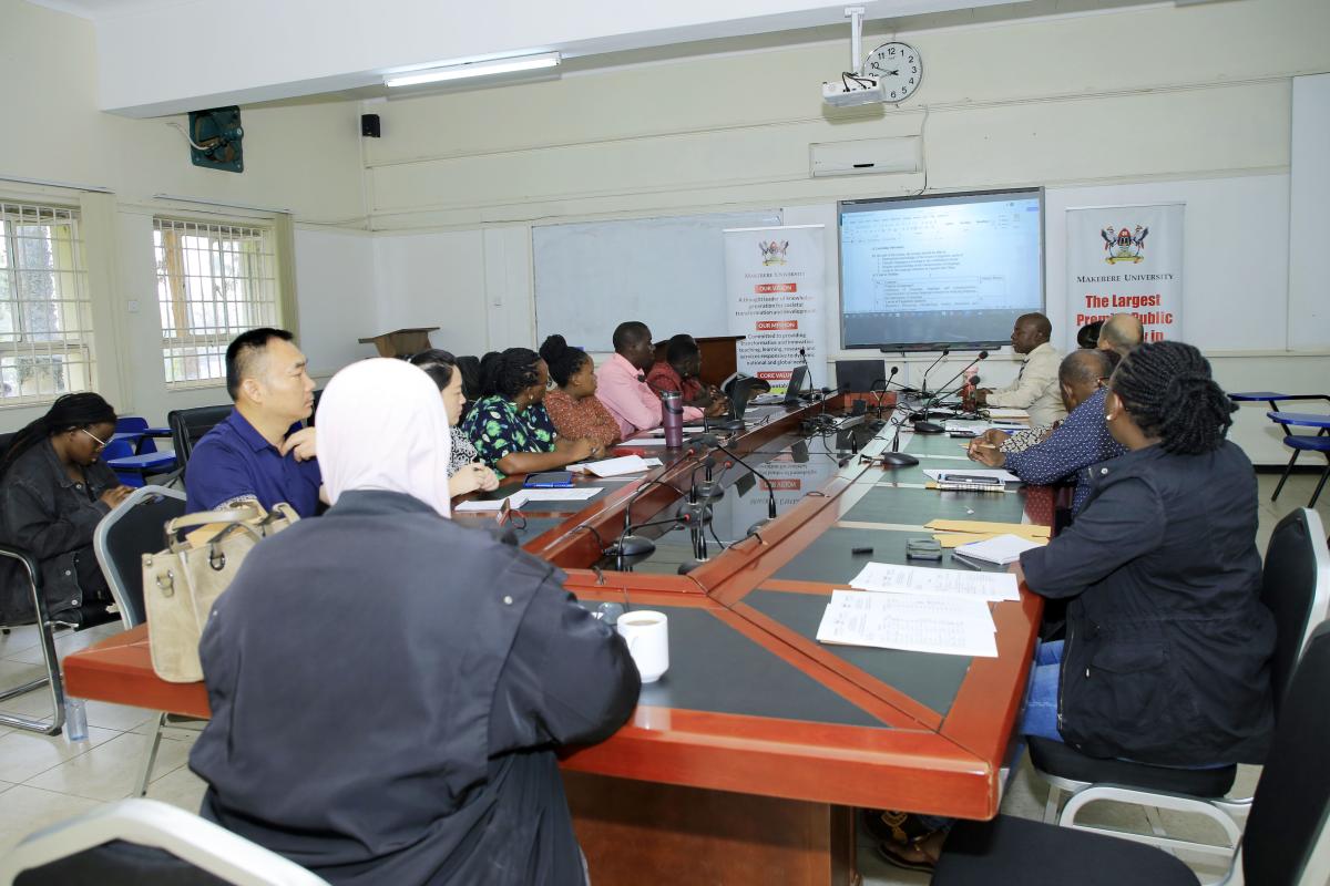 A section of former students, stakeholders and mak staff during the meeting