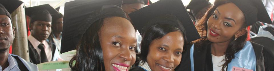 Some of the CHUSS graduands at the 66th Graduation ceremony