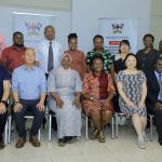 A section of Mak staff and stakeholders in a group photo after the meeting