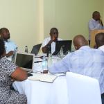 A section of the committee members d during the finance meeting