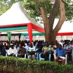 A section of the first years attending the orientation