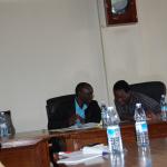  The Principal, Deputy Principal and Prof. Edward Wamala during the workshop