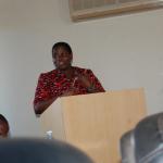  Dr Hellen Nkabala delivering her presentation