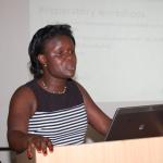  Dr Christine Mpyangu addresses participants