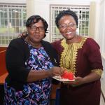 Dr. Charlotte Mafumbo and Dr. Pamela Khanakwa during the function