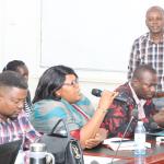 Dr. Levis Mugumya interacting with the participants