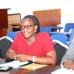 Principals secretary Mary Gyazaho, Joseline Biganja and successor Micheal Mbaine 