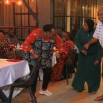 Prof. Josephine Ahikire  and others entertain the participants