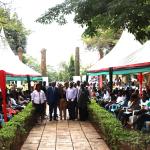 The Principal Prof. Hellen N Nkabala with staff members in a group photo