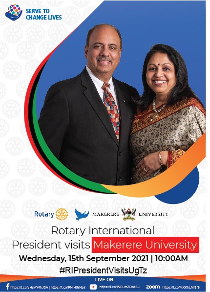 Rotary International President Shekhar Mehta & First Lady Rashi Mehta