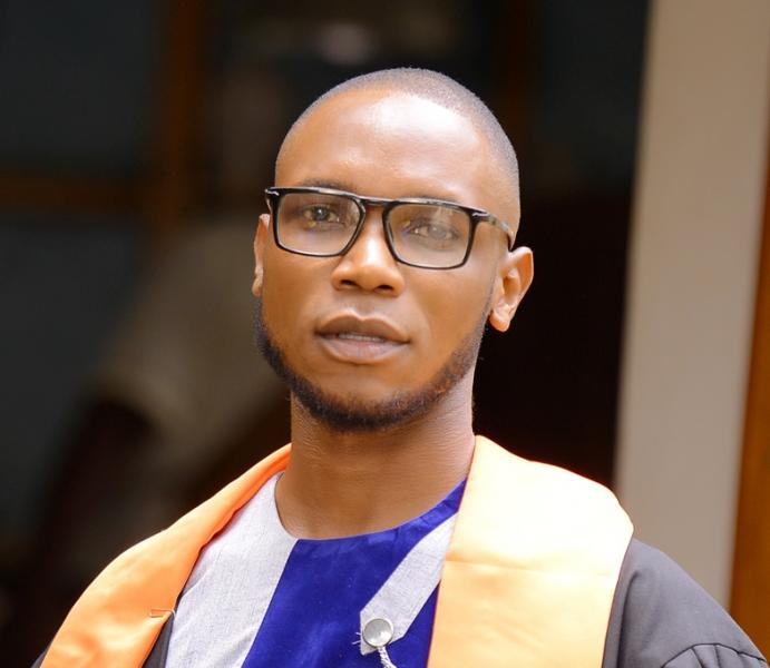 Ssebaggal Stuart scored a CGPA of 4.66 emerging best in his class. He will graduate in May 2021